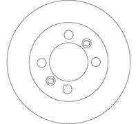 2x Disque de frein plein DF4365 TRW pour MG MGF MG TF