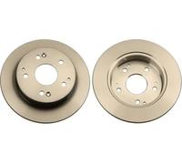 2x Disque de frein plein DF6026 TRW pour HONDA CIVIC VII Hatchback