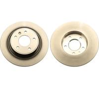 2x Disque de frein plein DF6363 TRW pour CHEVROLET OPEL VAUXHALL
