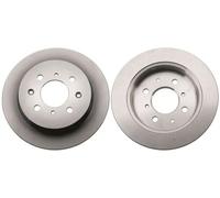 2x Disque de frein plein DF6378 TRW pour HONDA JAZZ III