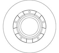 TRW DF6558S Disque de frein