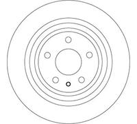 2x TRW DF6809 Disque de frein pour FORD Mondeo V Kombi (CF) 302mm