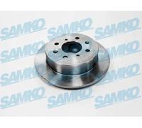 2x Disque de frein plein H1471P SAMKO pour HONDA CIVIC V Hatchback CRX III