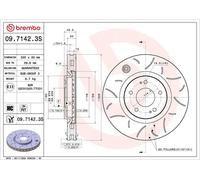 BREMBO 09.7142.3S Disque de frein
