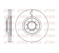 2x Disque de frein REMSA 61061.10 convient pour IVECO