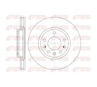 2x Disque de frein Essieu avant ventilé 61318.10 REMSA pour OPEL CORSA D