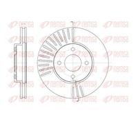 2x Disque de frein Essieu avant ventilé 61467.10 REMSA pour NISSAN MICRA IV