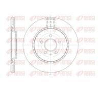 2x Disque de frein Essieu arrière ventilé 61492.10 REMSA pour AUDI A7 Sportback