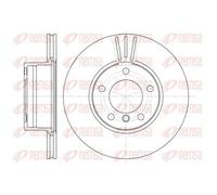 2x Disque de frein REMSA 6514.10 convient pour VW BMW