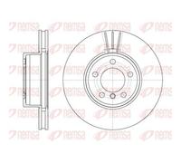 2x Disque de frein Essieu avant ventilé 6867.10 REMSA pour BMW 7