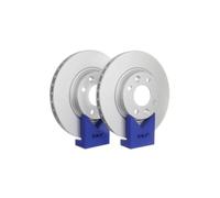 2x Disque de frein SKF VKBD 80009 V2 convient pour RENAULT DACIA SMART