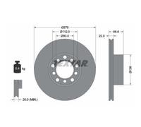 2x Disque de frein TEXTAR 92009800 convient pour MERCEDES-BENZ