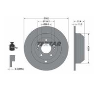TEXTAR 92223403 Disque de frein