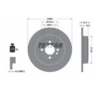 Disque de frein TEXTAR 92234003