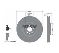 Textar Disque de frein 92301805 avant ventilé à haute teneur en carbone 1 pièce