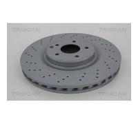 2x Disque de frein TRISCAN 8120 23172C convient pour MERCEDES-BENZ
