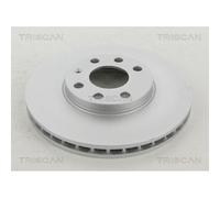 2x Disque de frein TRISCAN 8120 24126C convient pour OPEL VAUXHALL CHEVROLET
