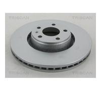 2x Disque de frein TRISCAN 8120 291005C convient pour AUDI