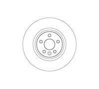 TRW DF6848S Disque de frein