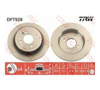 2x Disque de frein TRW DF7928 convient pour HYUNDAI KIA HYUNDAI (BEIJING)