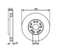 2x Disque de frein ventilé 0 986 479 429 BOSCH pour TOYOTA CELICA Coupé