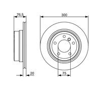 2x Disque de frein ventilé 0 986 479 496 BOSCH pour BMW 1 Coupé 1 Décapotable