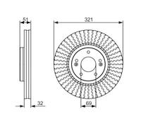Bosch Disque de frein 0 986 479 692 – Réf. 0986479692 – Vendu à l'unité