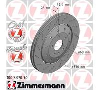 ZIMMERMANN 100.3370.70 Disque de frein
