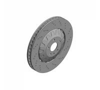 2x Disque de frein ventilé 100.3375.70 ZIMMERMANN pour AUDI VW