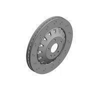 2x Disque de frein ventilé 100.3383.70 ZIMMERMANN pour AUDI A3 Sportback