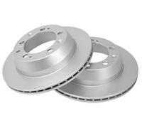 2x Disque de frein ventilé 15821 A.B.S. pour PORSCHE 924 944 928