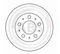 2x Disque de frein ventilé 15933 A.B.S. pour VOLVO 760 760 Kombi 740 740 Kombi