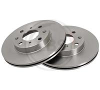2x Disque de frein ventilé 15938 A.B.S. pour HONDA ACURA