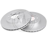 2x Disque de frein ventilé 16039 A.B.S. pour MG ROVER HONDA LOTUS
