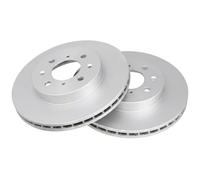 A.B.S. Disque de frein ventilé 16039 pour MG Rover, Honda, Lotus – Lot de 2