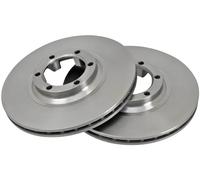 2x Disque de frein ventilé 16074 A.B.S. pour MITSUBISHI HYUNDAI GALLOPER