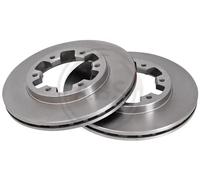 2x Disque de frein ventilé 16078 A.B.S. pour NISSAN PICK UP