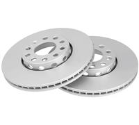 2x Disque de frein ventilé 16098 A.B.S. pour AUDI VW SKODA SEAT