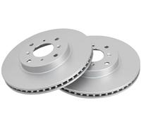 2x Disque de frein ventilé 16172 A.B.S. pour HONDA PRELUDE IV CIVIC VI Fastback