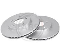 2x Disque de frein ventilé 16181 A.B.S. pour MERCEDES-BENZ CLASSE C