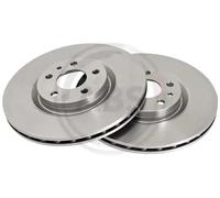 2x Disque de frein ventilé 16310 A.B.S. pour ALFA ROMEO SPIDER GTV
