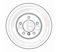 ABS All Brake Systems Disque de frein 16332 ventilé avant pour BMW 5 / 5 Touring - 2x