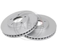 2x Disque de frein ventilé 16351 A.B.S. pour PONTIAC BUICK CADILLAC CHEVROLET