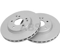 A.B.S. Disques de frein ventilés 16448 pour Mercedes-Benz Classe C/CLC Ø288×25 mm 2x
