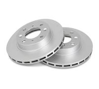 2x Disque de frein ventilé 16483 A.B.S. pour MITSUBISHI PROTON