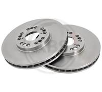 2x Disque de frein ventilé 16493 A.B.S. pour LEXUS GS IS I LS IS SportCross