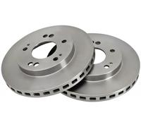2x Disque de frein ventilé 16501 A.B.S. pour MITSUBISHI ECLIPSE I