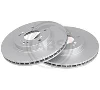 2x Disque de frein ventilé 16588 A.B.S. pour HONDA CR-V I LEGEND III PRELUDE V