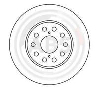 2x Disque de frein ventilé 16612 A.B.S. pour TOYOTA MR2 II