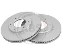 2x Disque de frein ventilé 16615 A.B.S. pour TOYOTA HIACE IV Autobus/Autocar